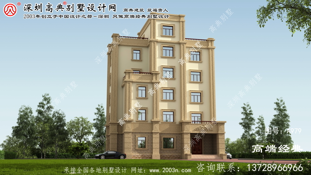 樊城区高层平顶别墅设计图	