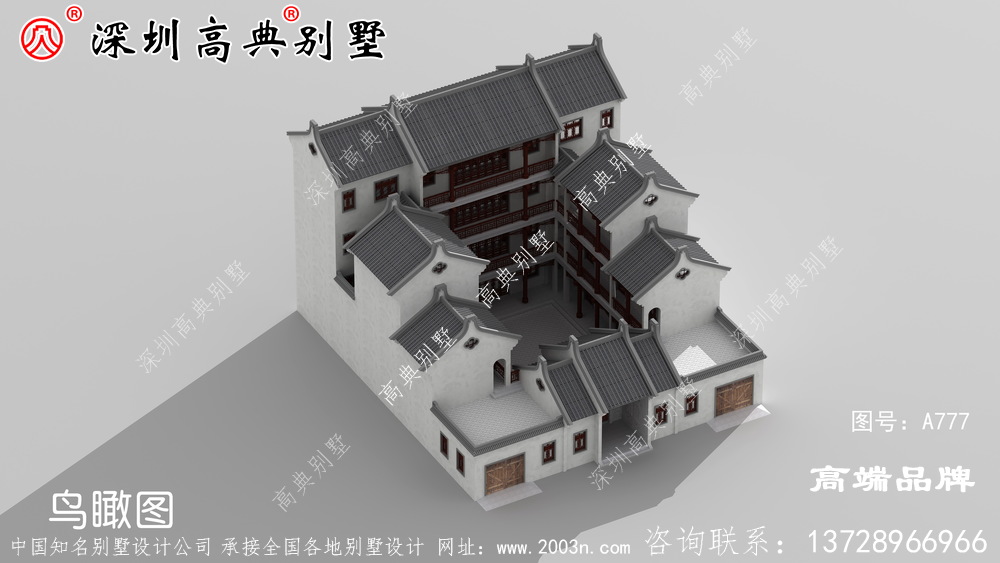 继承传统，农村自建别墅还是中式好！